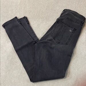 rag & bone Dark Slate Gray Women's Skinny Jeans